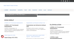 Desktop Screenshot of muosz.hu